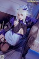 Coser@rioko凉凉子 Vol.022: 黑枪呆女仆 (26 photos )